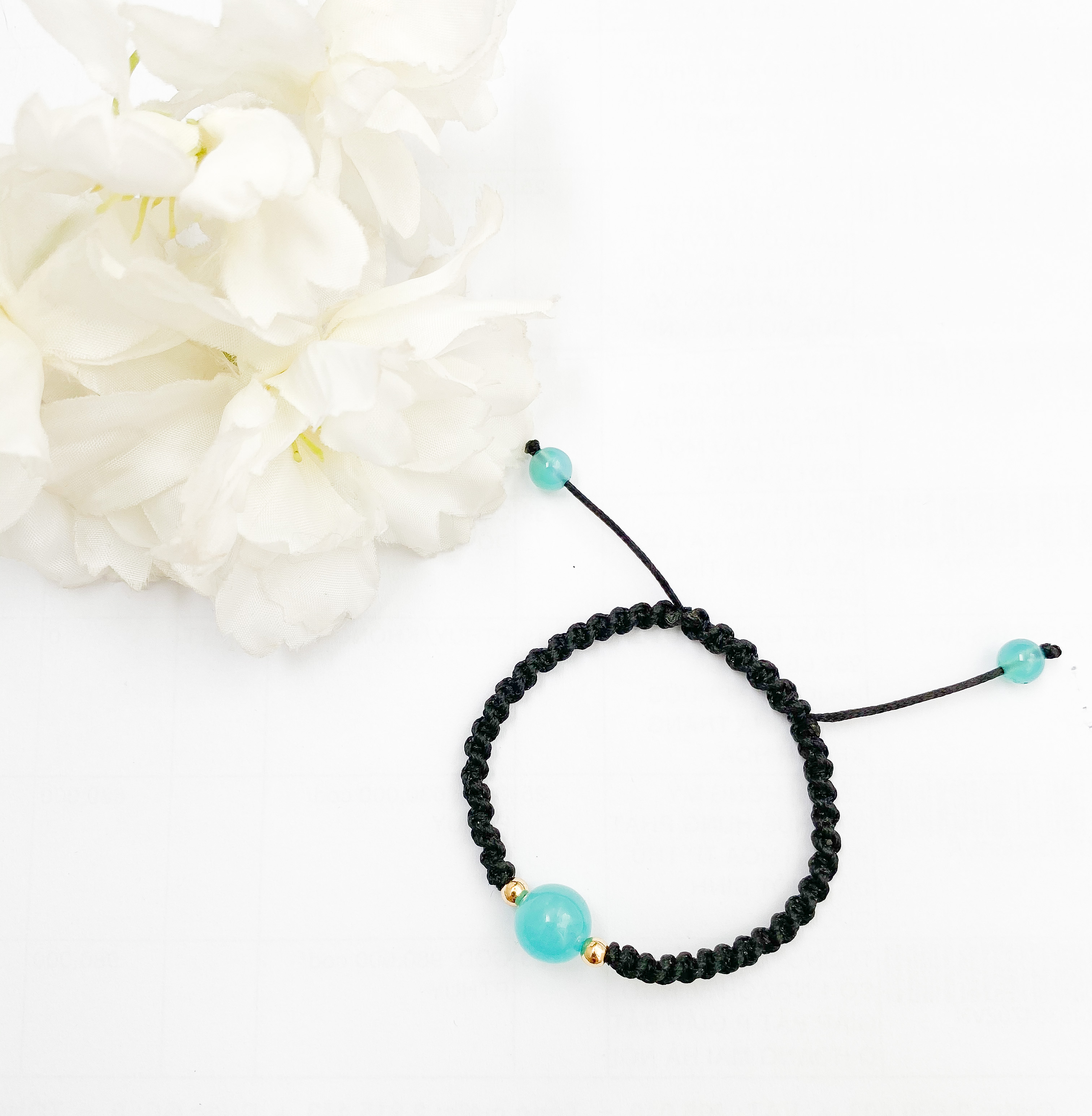 Vòng Tay Xoắn Lyn’s Phong Thuỷ Handmade Đá Amazonite