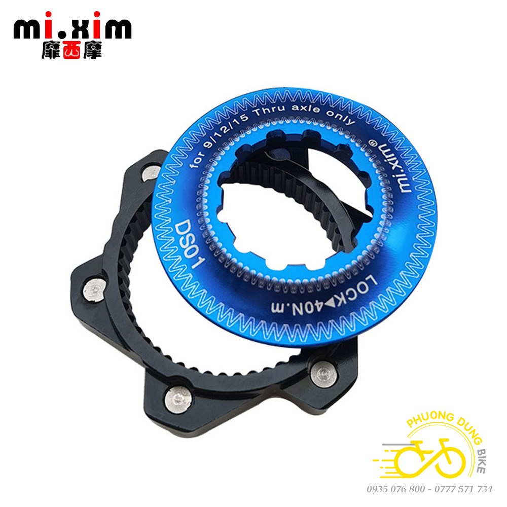 Bộ Adapter chuyển đổi đĩa phanh 6 ốc sang đĩa phanh Center Lock - Nhãn hiệu miXim