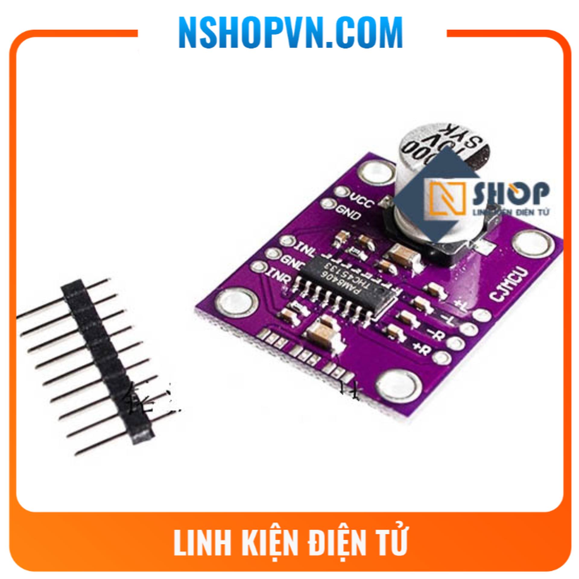 Mạch khuếch đại âm thanh cjmcu pam8406 stereo class-d