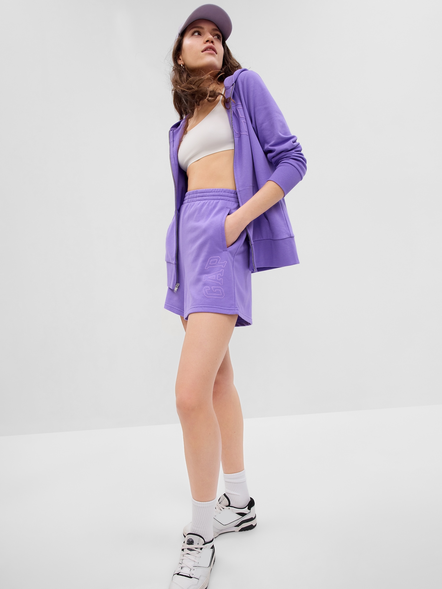 GAP - Quần Short Thun Nữ - Logo 586137-02
