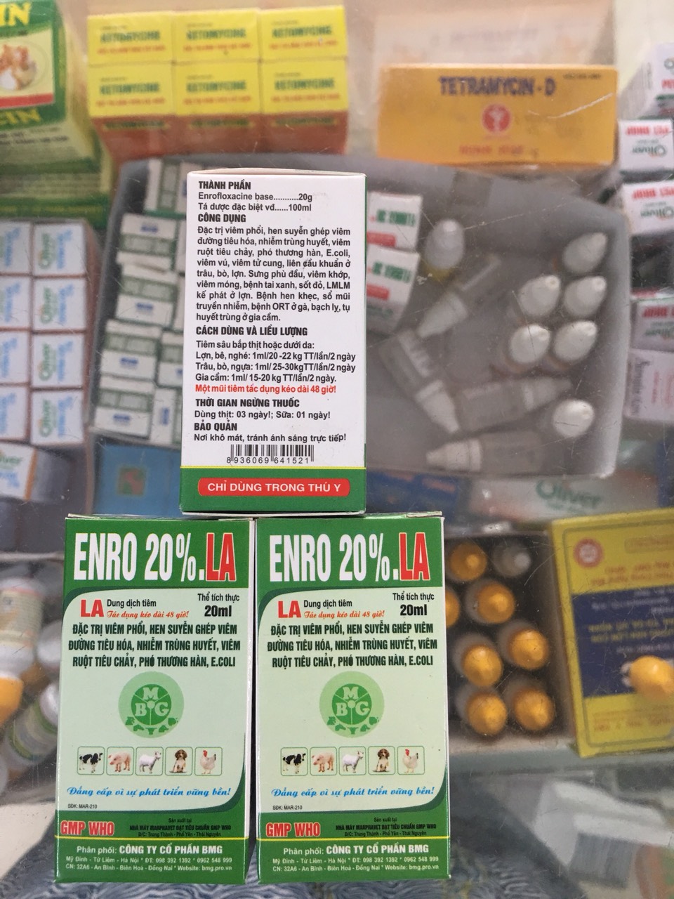 Enro 20% LA - chỉ dùng trong thú y (20ml)