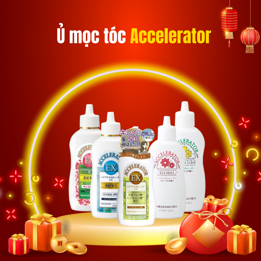 Ủ Tóc Accelerator k.í.ch th.í.ch mọc tóc hương chanh (150ml)