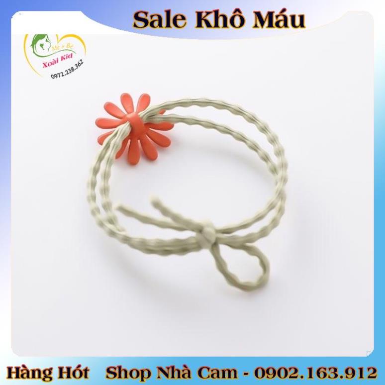 [auth] Dây Buộc Tóc, Cột Tóc Hình Hoa Cúc Cực Xinh Đẹp [Hot]