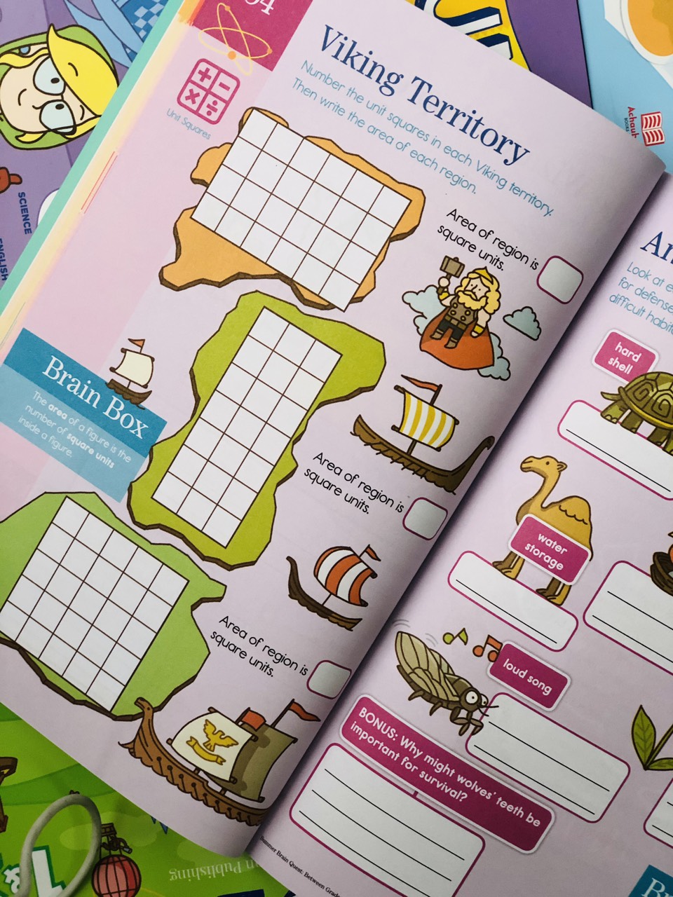 sách Summer Brain Quest 3&4 - Á Châu Books ( 8 - 9 tuổi )