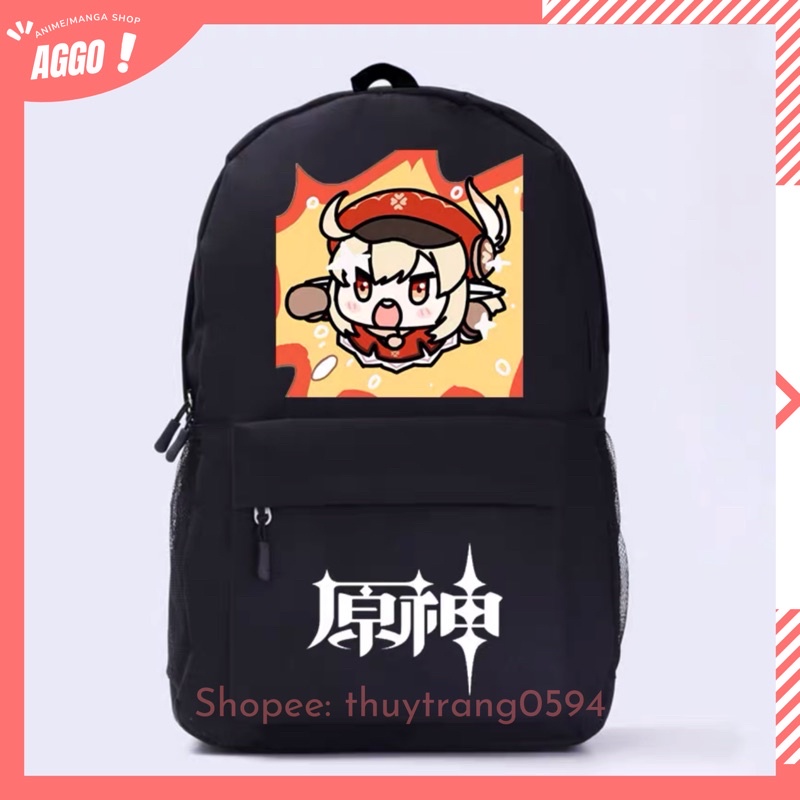 [ NHIỀU MẪU] Balo Đi Học game Genshin Impact Cực HOT