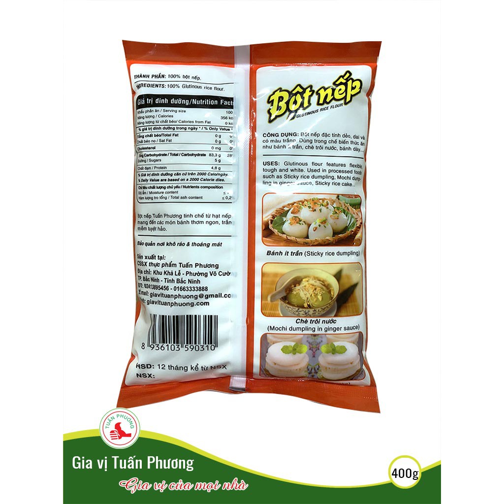 Bột Nếp Tuấn Phương 400g