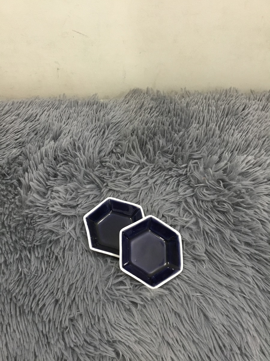 CHÉN CHẤM LỤC GIÁC 7.5X2.5 CM - GỐM SỨ CƯỜNG PHÁT = HÀNG VIỆT NAM CHẤT LƯỢNG CAO