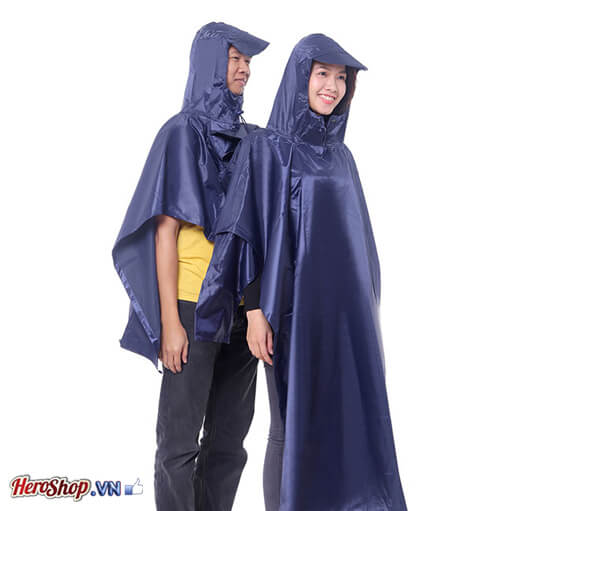 [HCM] Áo mưa 2 đầu vải dù bền