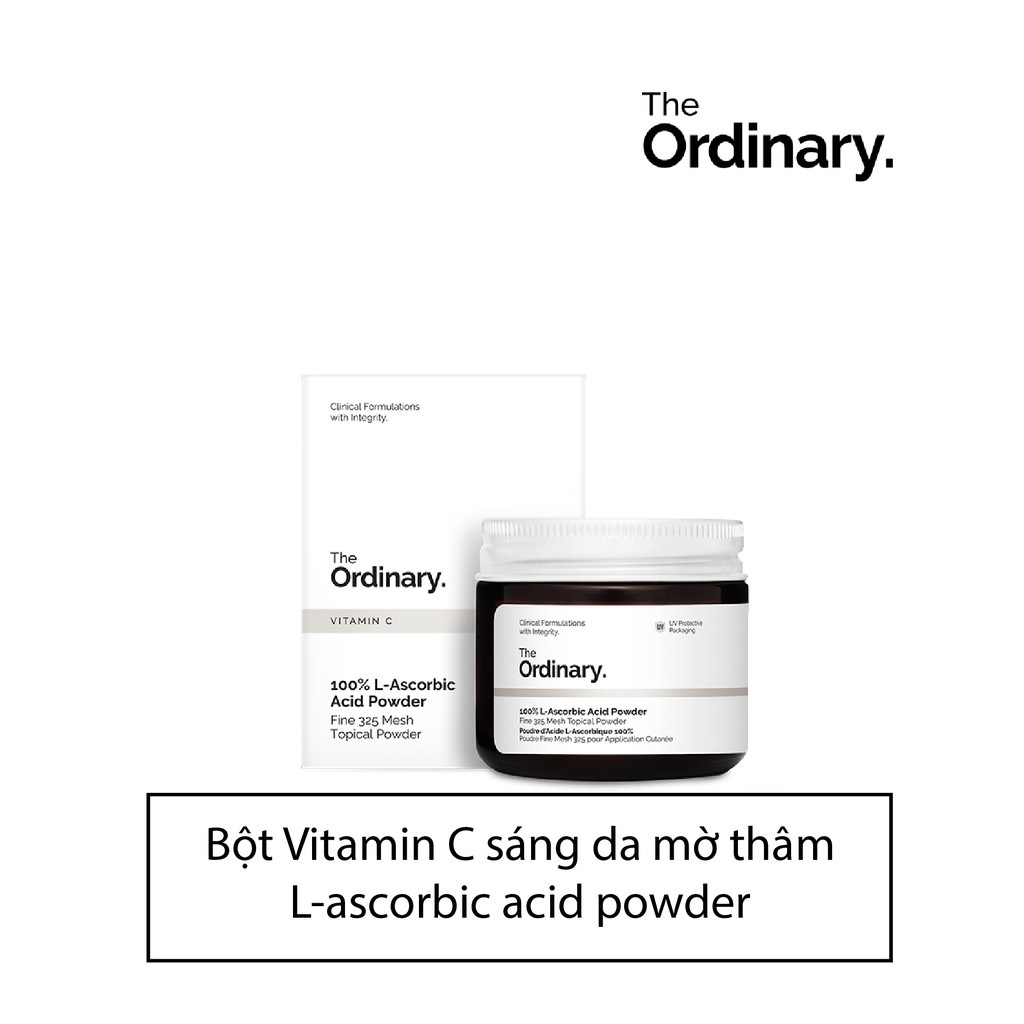 Bột vitamin c 100% l-ascorbic acid powder - the ordinary