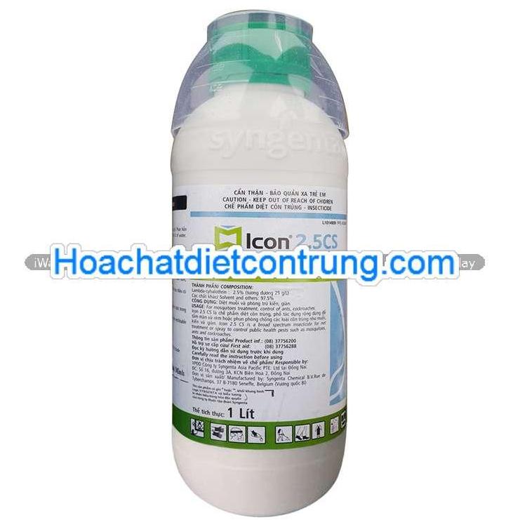 THUỐC DIỆT CÔN TRÙNG ICON 2.5EC(SYNGENTA) CHAI 1000ml