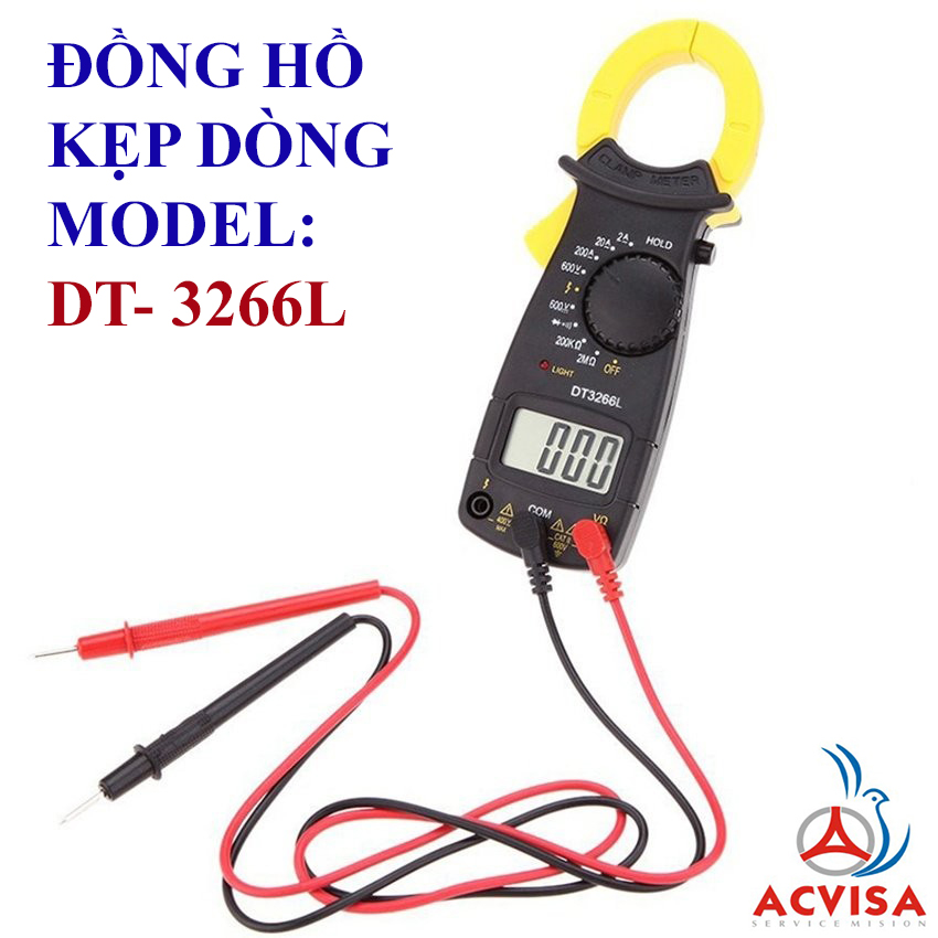 ĐỒng Hồ Kẹp Dòng DT - 3266L
