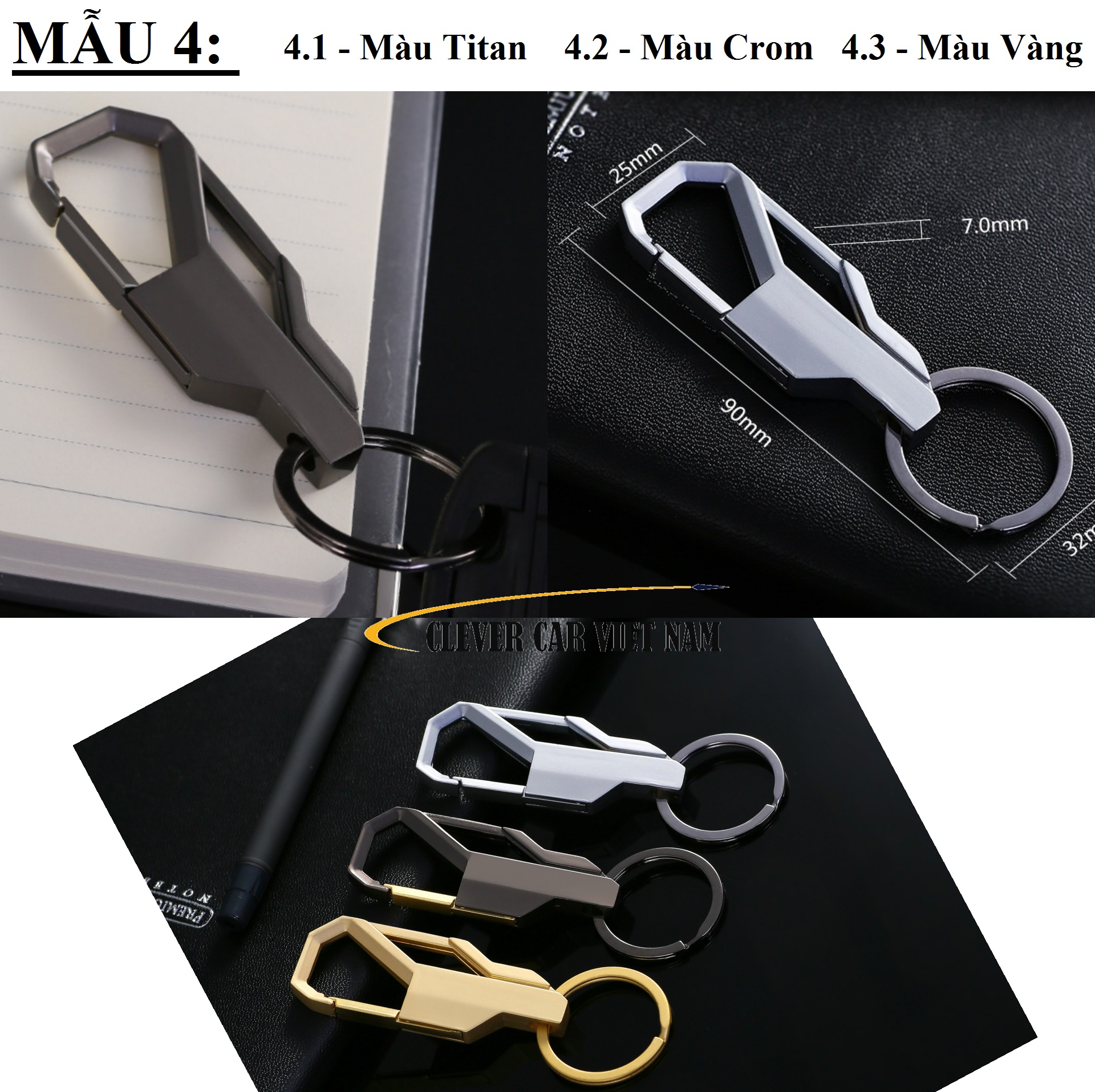 Móc Chìa Khóa Cao Cấp Dành Cho Xe Ô Tô, Xe Máy
