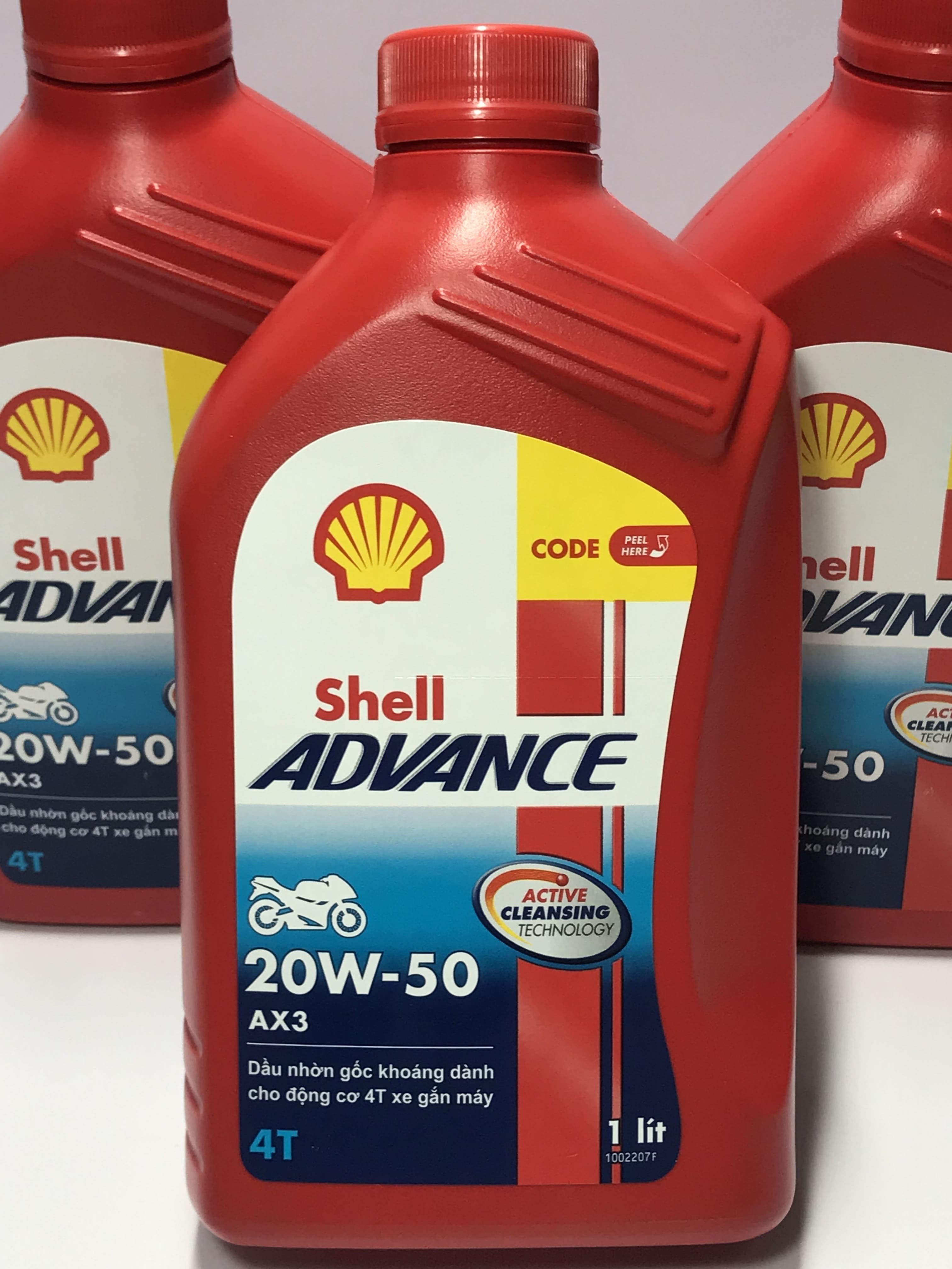Nhớt Shell Advance Ax3 20W50 xe số