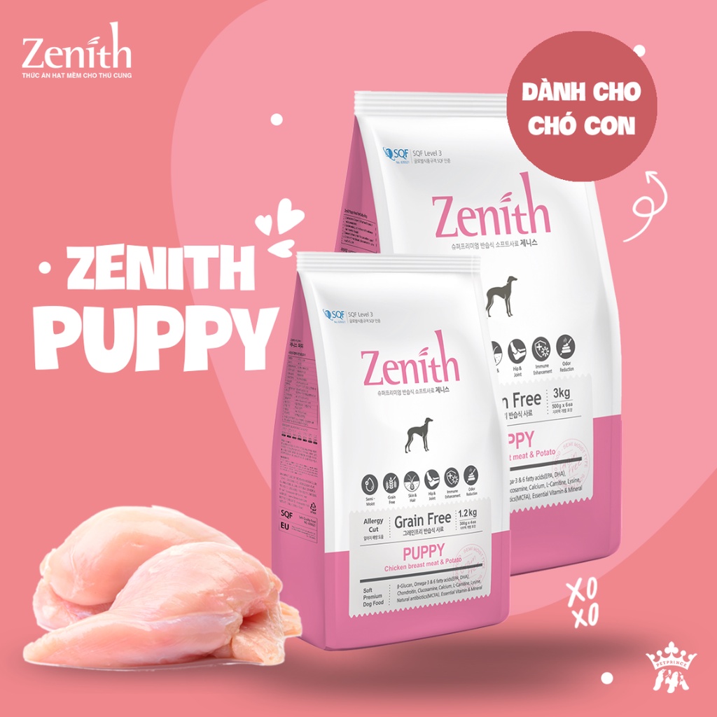 Thức Ăn Hạt Mềm Cho Chó Con ZENITH PUPPY