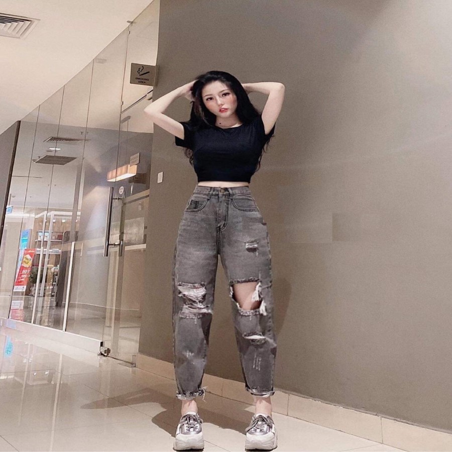 [HCM]Quần Jean nữ Baggy