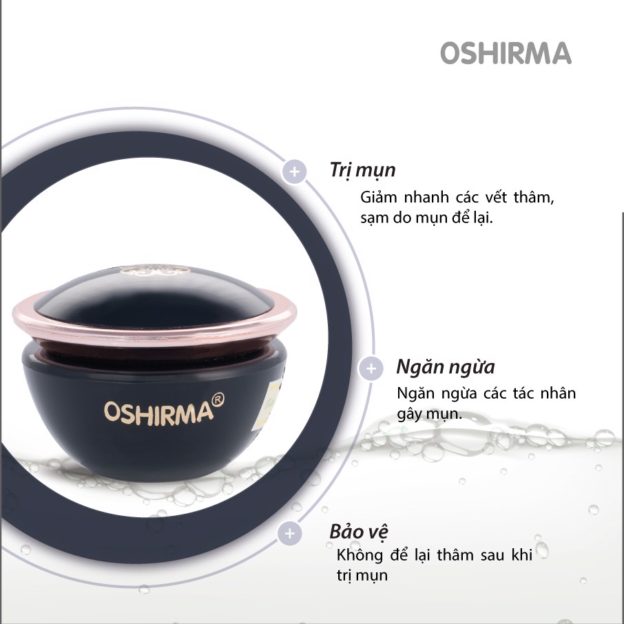 HKem Oshirma Trắng Da Ngừa Mụn 10gram