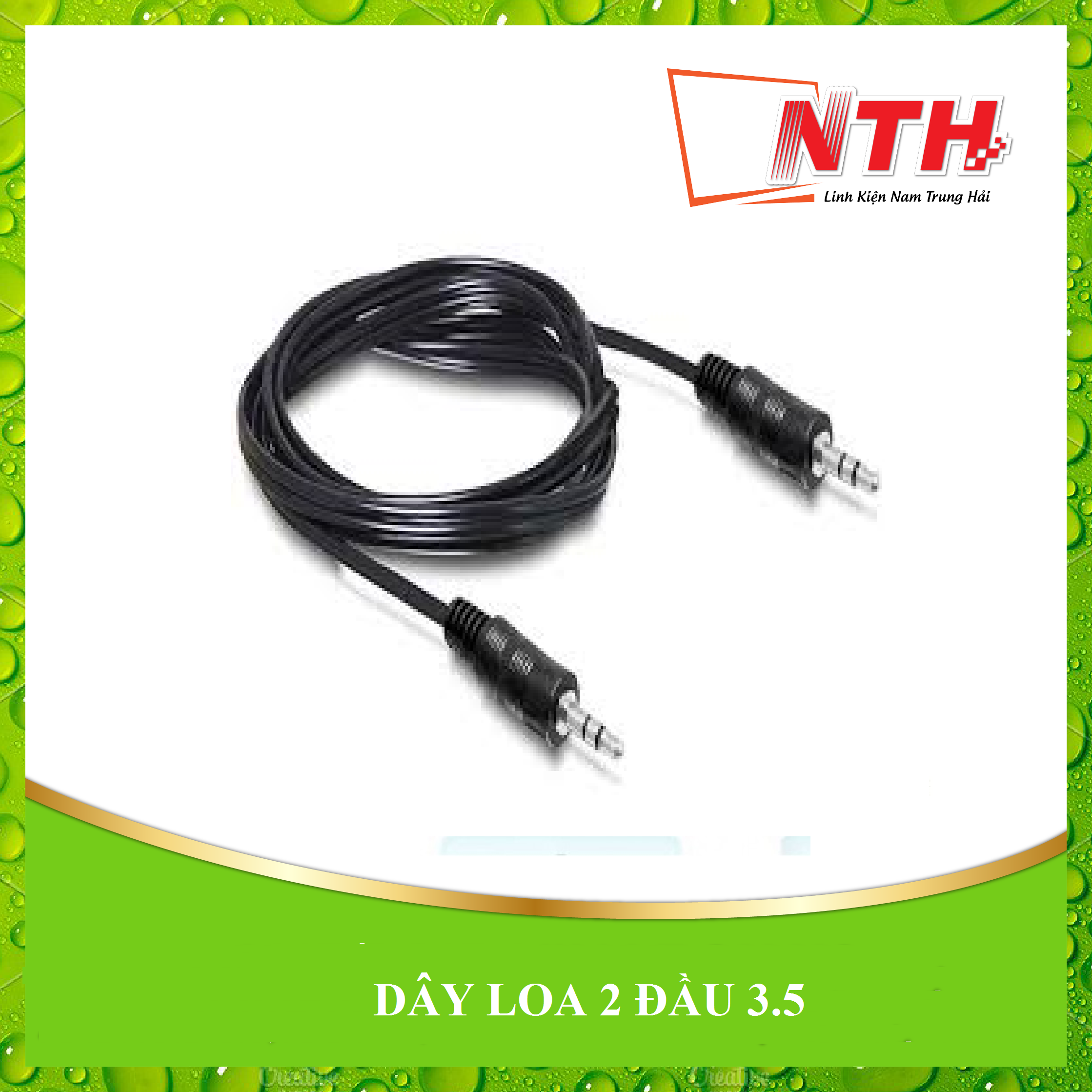 [HCM]Dây loa 1/1 3m ( Dây loa 2 đầu 3.5)