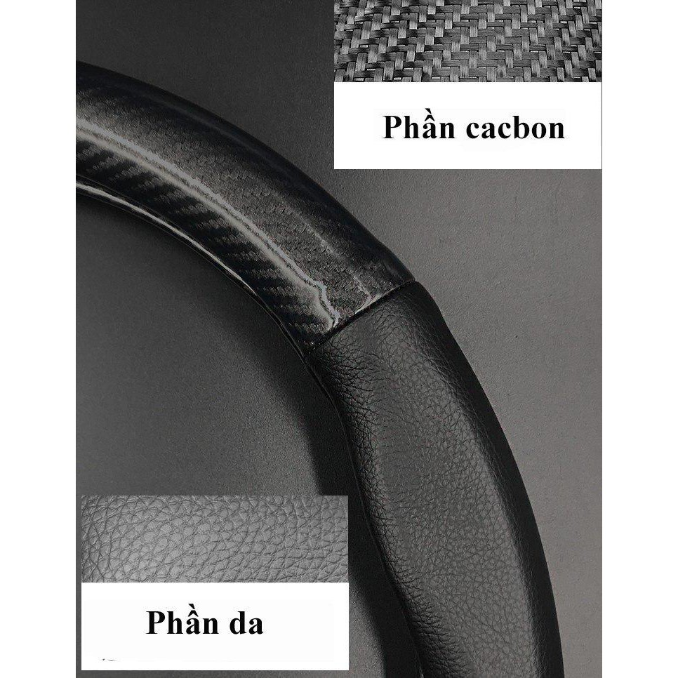 Bọc Vô Lăng Vân Carbon Xe Hyundai