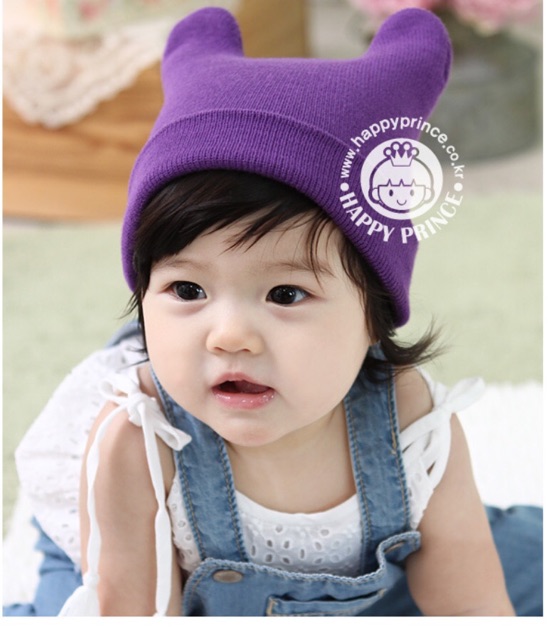 Mũ len tăm  cotton cho bé trai/bé gái (0-3 tuổi)