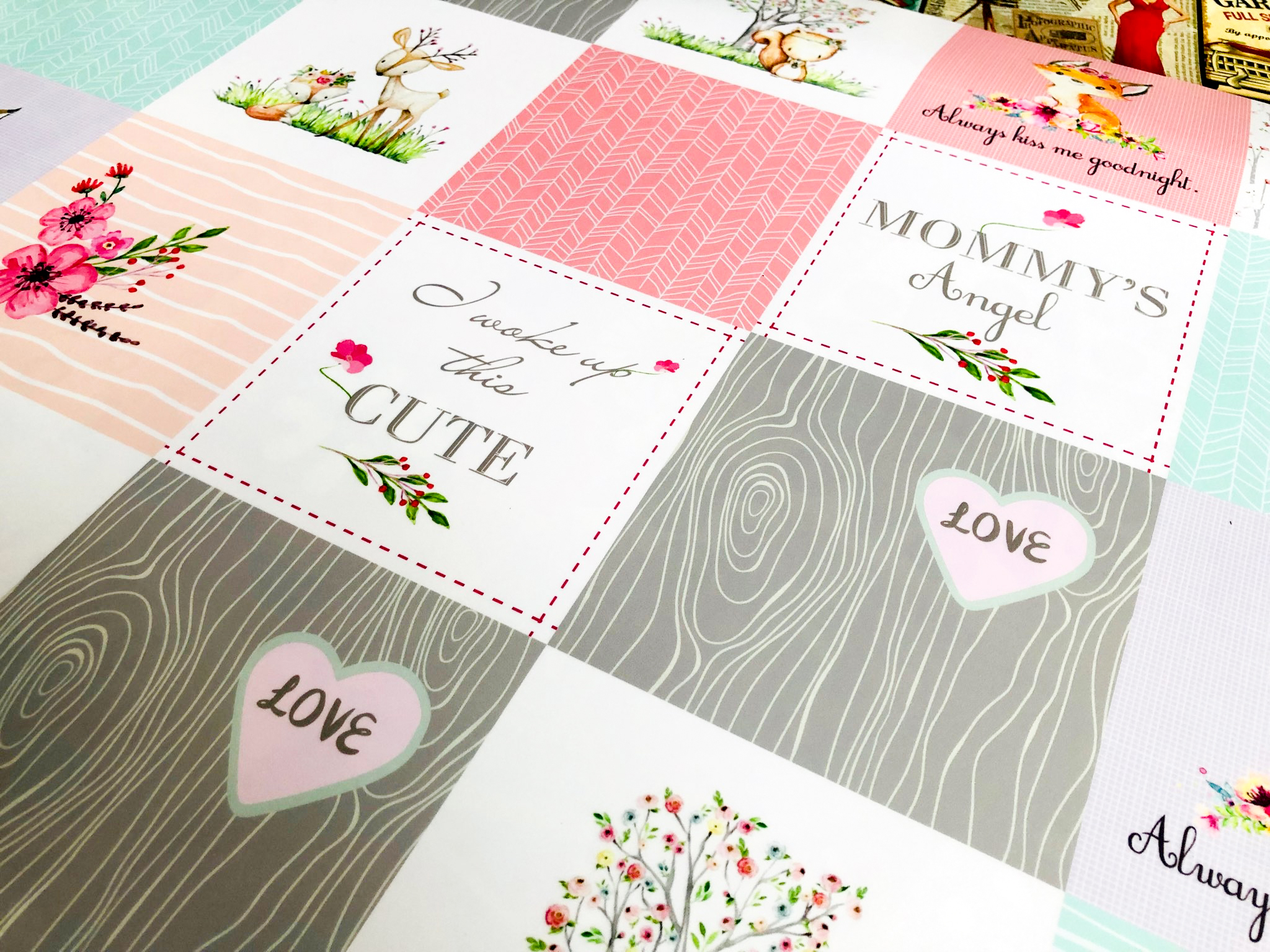 Decal gạch bông dán bếp, dán tường, dán phòng - HV126