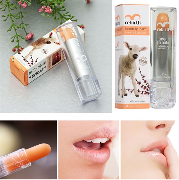 [HÀNG ÚC CHÍNH HÃNG] SON DƯỠNG MÔI NHAU THAI CỪU REBIRTH