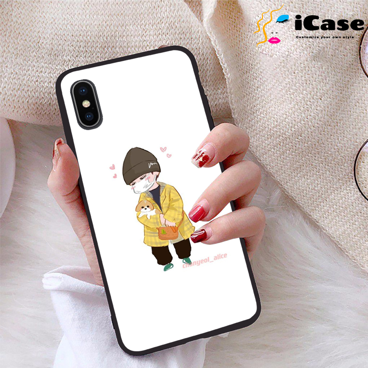 Ốp lưng iPhone X viền dẻo TPU BST Chibi