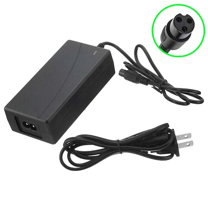 Sạc 42v 2a sạc xe cân bằng 2 bánh 36v giắc tròn 3 chấu