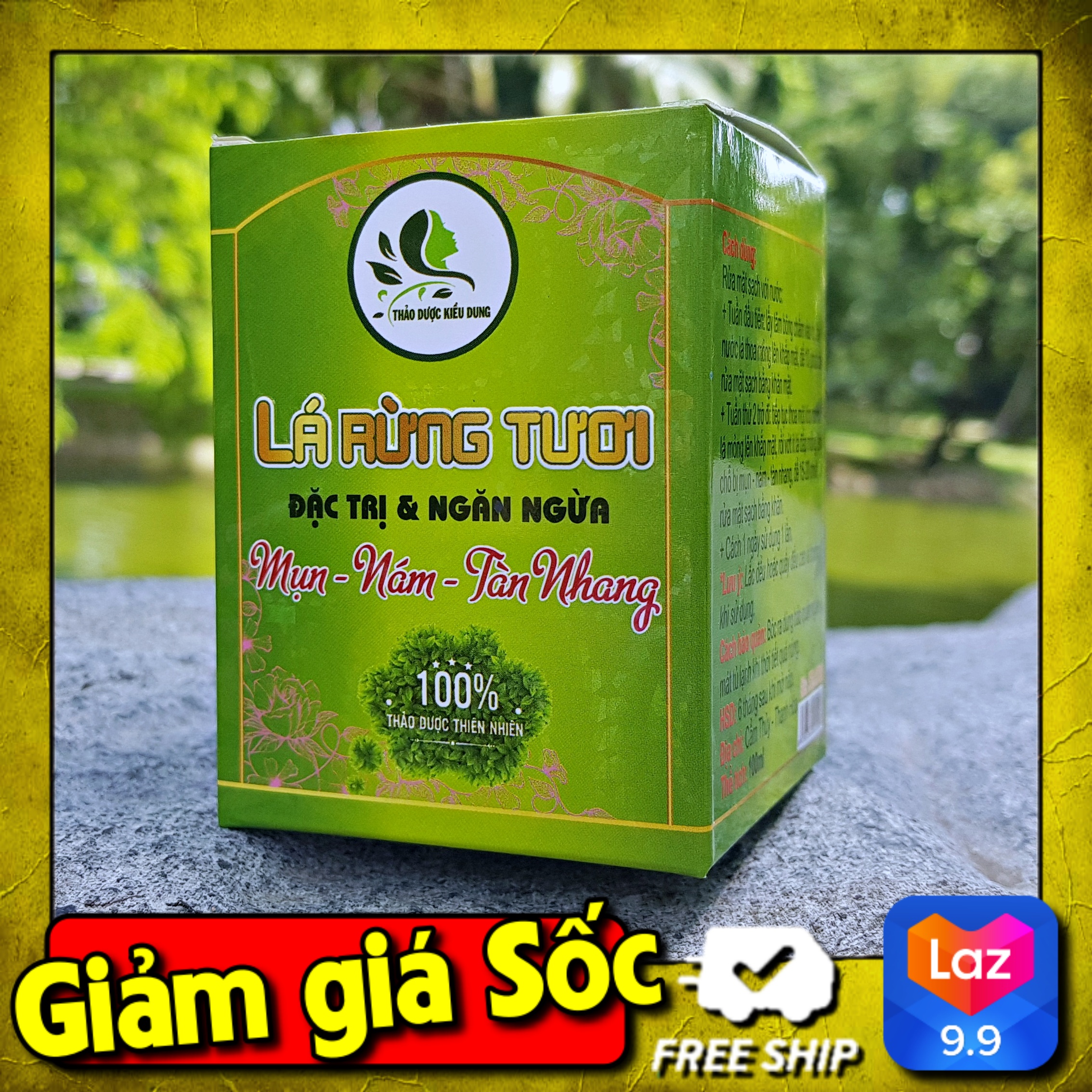 Lá rừng dân tộc đánh tan mụn, nám, tàn nhang (100% tự nhiên)