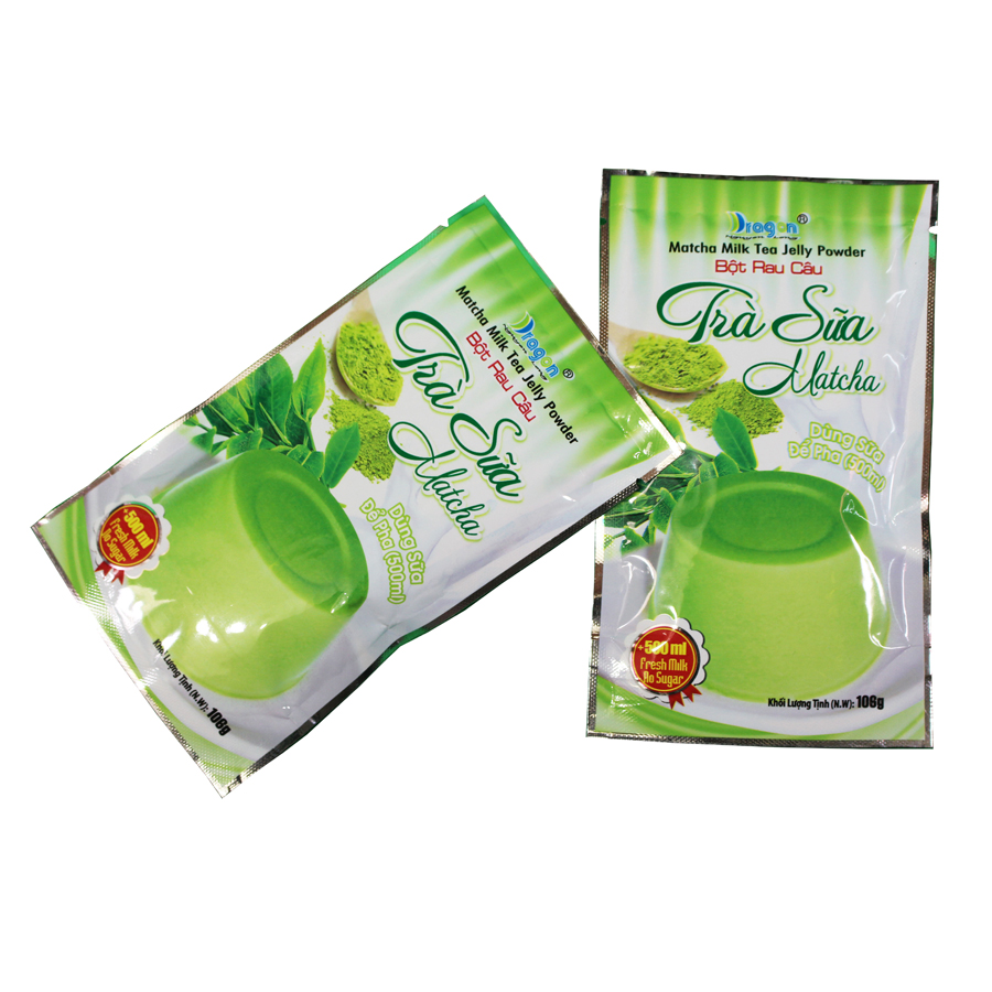 Bột Rau Câu Trà Sữa Matcha DRAGON 106G