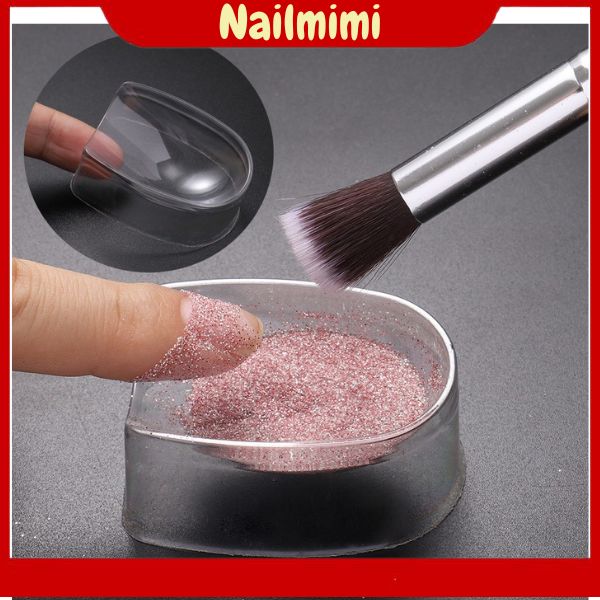 Khay nhựa đựng bột nhúng làm móng