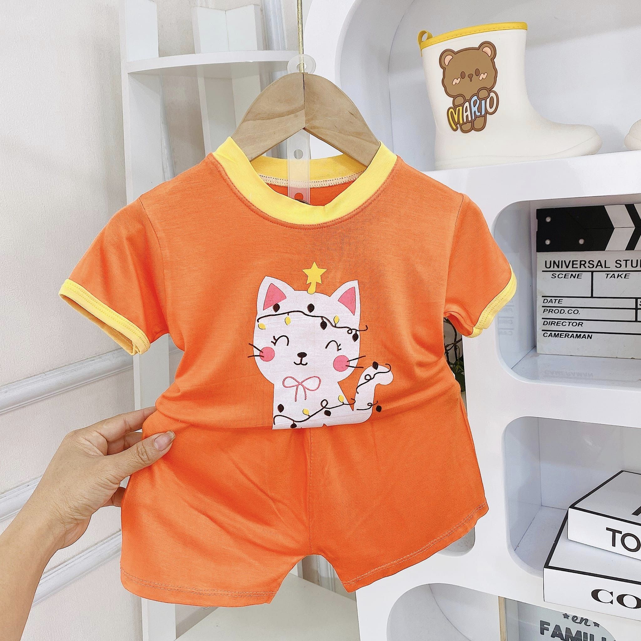 Bộ bé gái mặc nhà - Chất thun lạnh cưc mát mềm mịn - Đồ bộ mặc nhà cho bé - Đồ bé gái - Diễm Phước Store