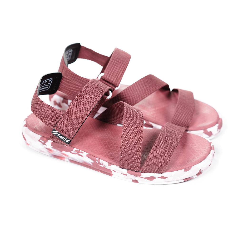Giày Sandal SAADO CL06 - Đỏ Nâu (nữ)