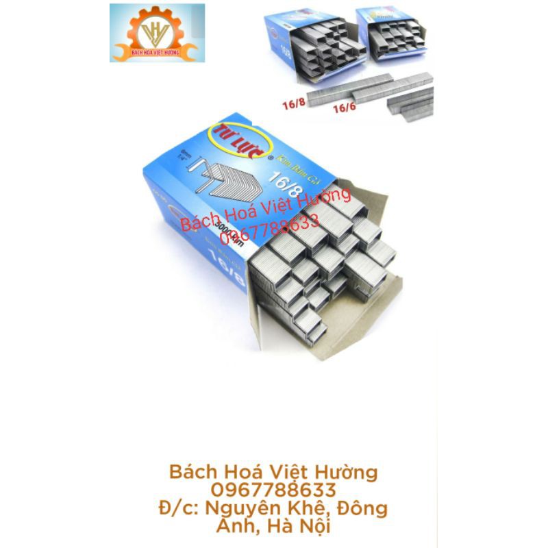 Hộp ghim bấm gỗ tự lực 16/8 5000 kim