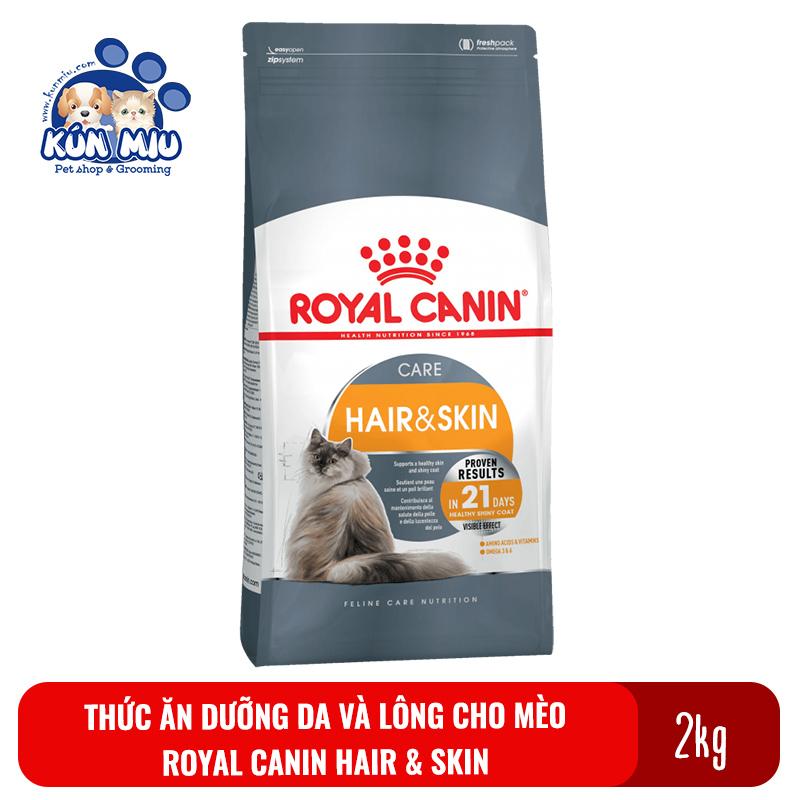 Hoàn Tiền 10% Thức ăn cho mèo giúp dưỡng da và lông Royal Canin Hair &