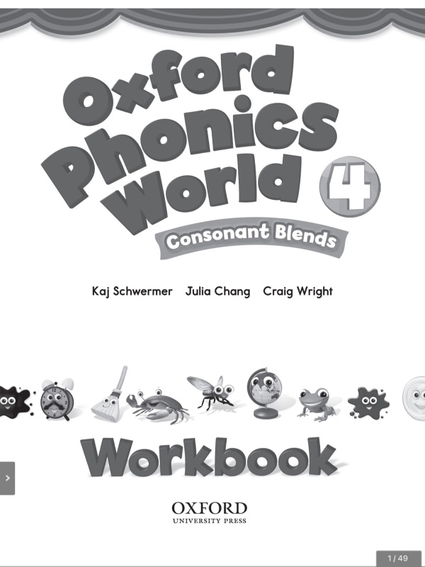 Bảng giá Sách tương tác Phonics world 4 gồm classbook và workbook học phát âm tiếng anh Phong Vũ