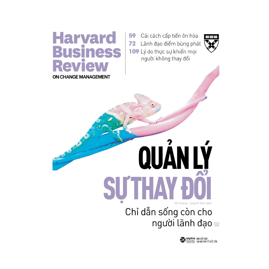Sách - hbr on change management – quản lý sự thay đổi
