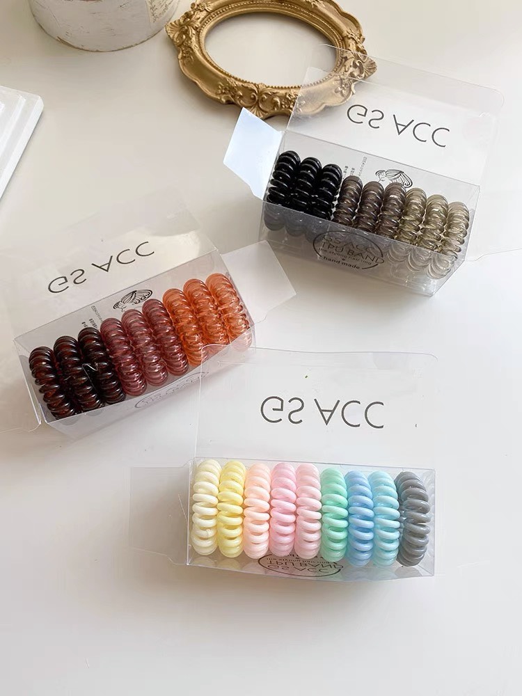 SET 3 CÁI CỘT TÓC LÒ XO PHONG CÁCH HÀN QUỐC
