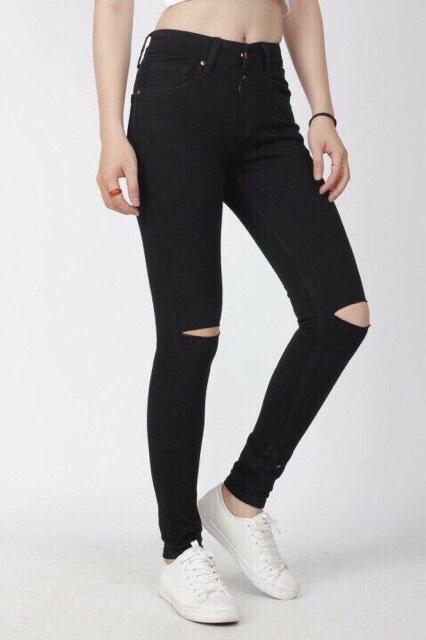 [HCM][40kg~85kg] QUẦN JEAN BIG SIZE ĐEN TUYỀN
