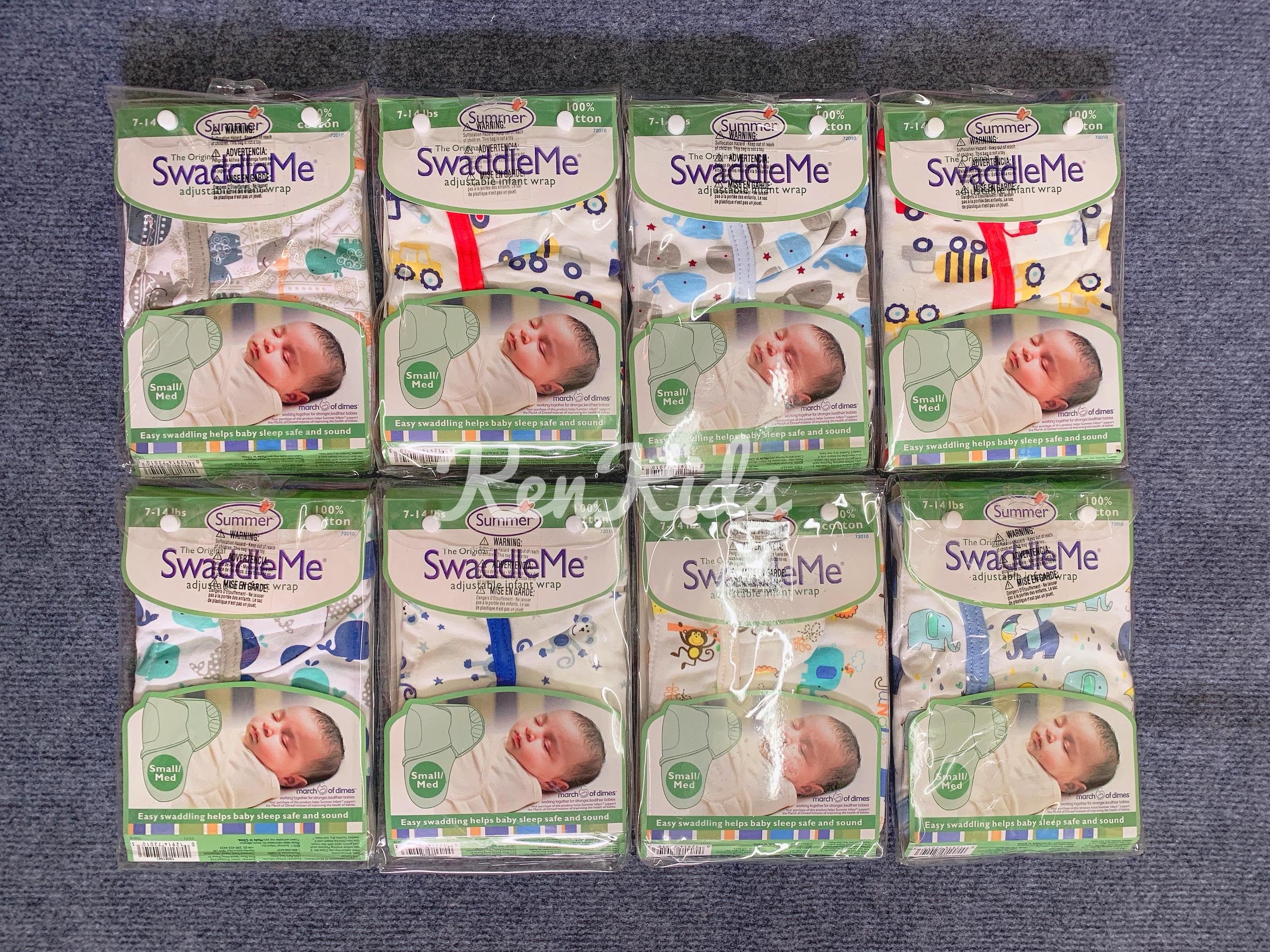 Ủ kén cotton sơ sinh Summer SwaddleMe (loại 1)