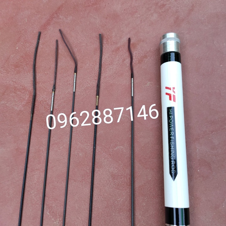 cần câu tay gw 6H 6m3 catbon xoắn tặng ngọn phụ