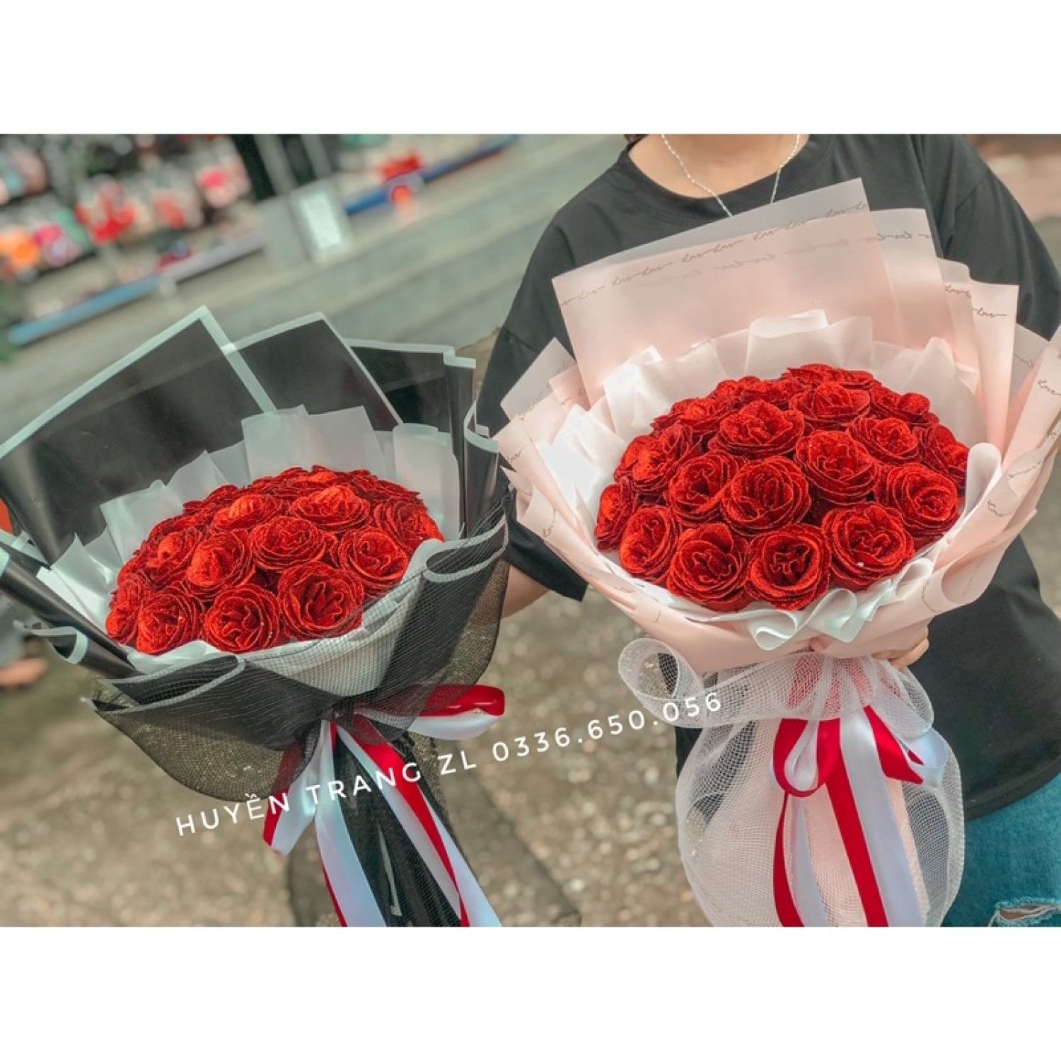 BÓ HOA HỒNG SÁP NHŨ 20 Bông