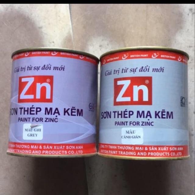 Sơn Sắt Mạ Kẽm Zn 800Ml Giá Từ Sự Đổi Mới