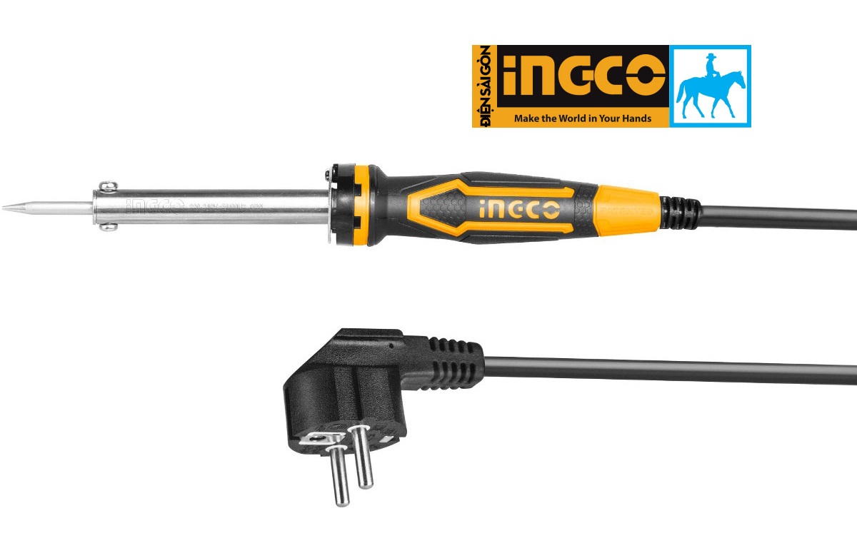 Mỏ hàn chì Mũi thẳng nhọn 60W 100W INGCO SI0268 Mỏ hàn điện