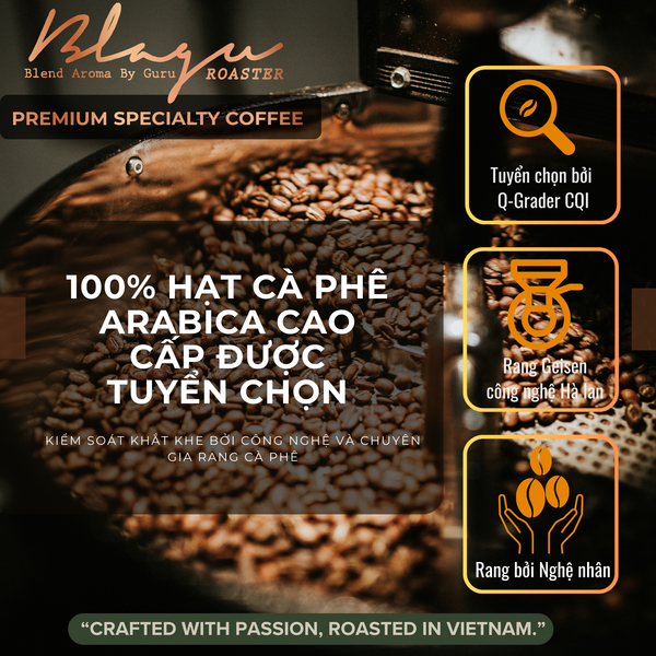 [Premium] Cà Phê Blagu Hạt Đã Rang Kenya AA Plus - Light Medium - 250g