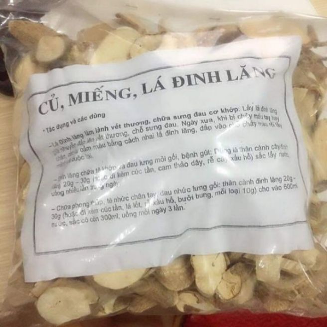 Sỉ toàn quốc 2kg củ đinh lăng sắc lát
