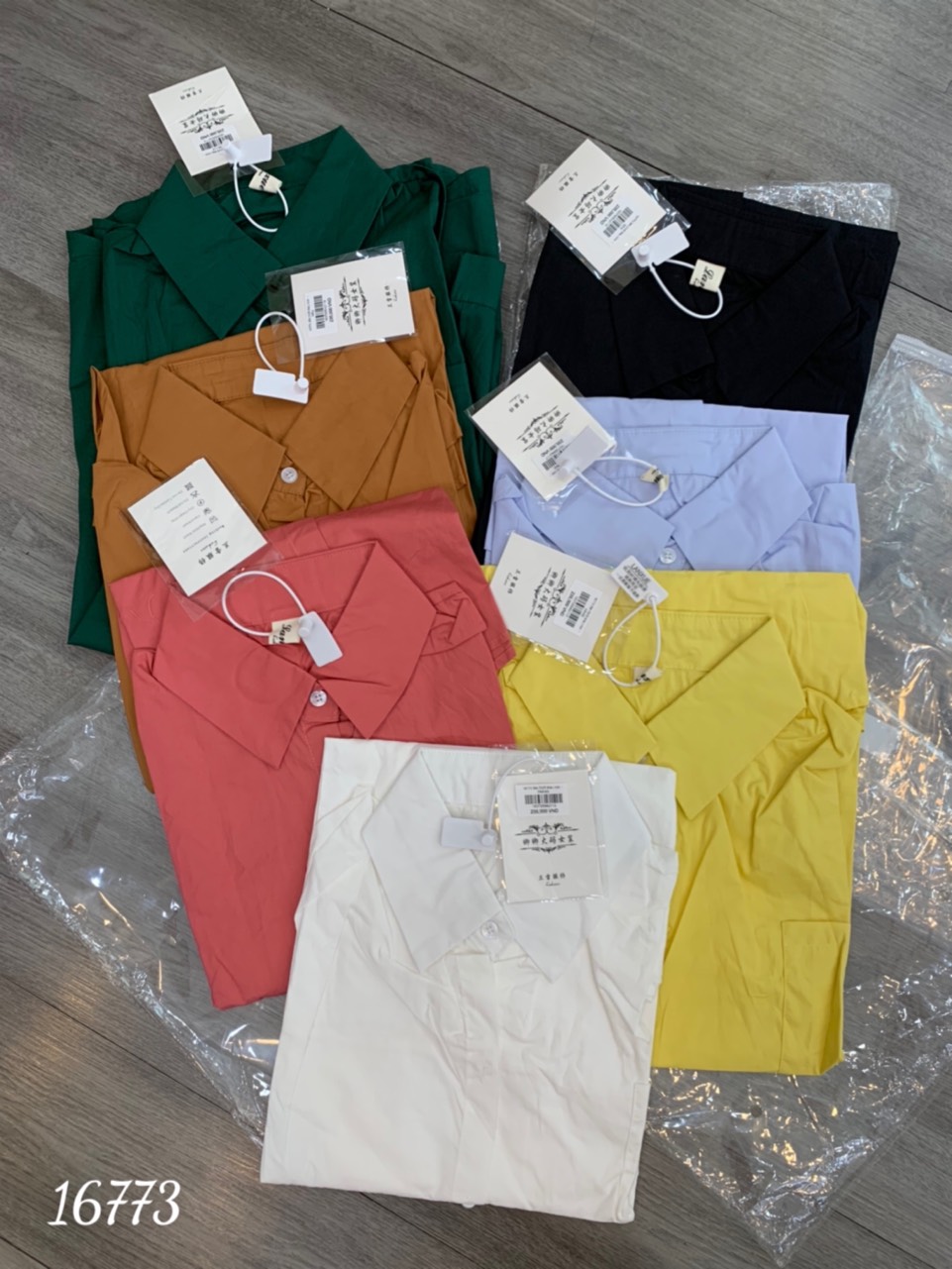 SALE SƠ MI BIGSIZE Oversize Màu trơn 16773