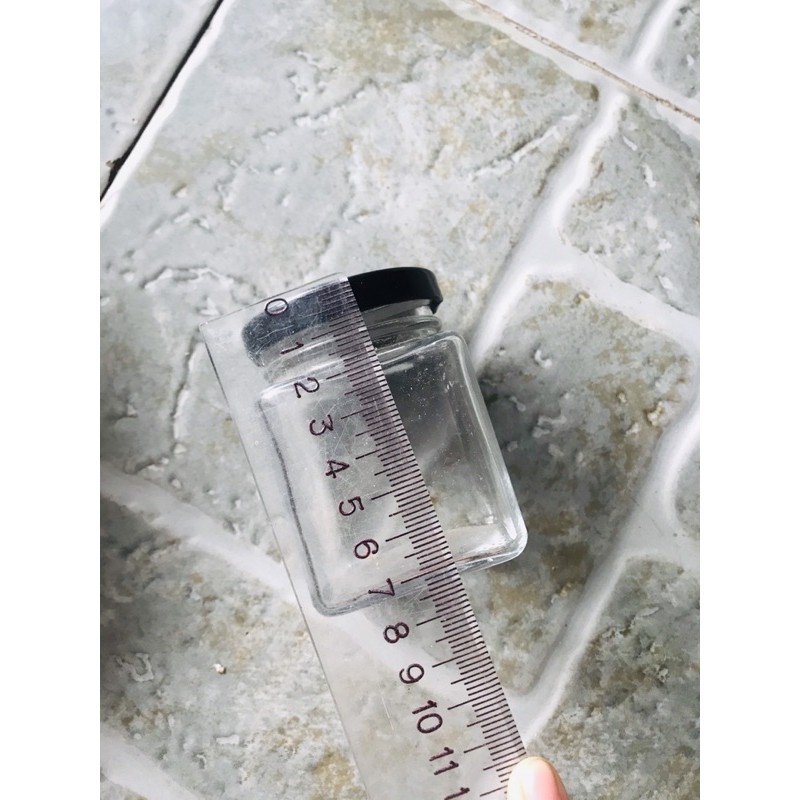 [HCM]combo 10 HỦ THUỶ TINH VUÔNG NẮP THIẾT 100ml