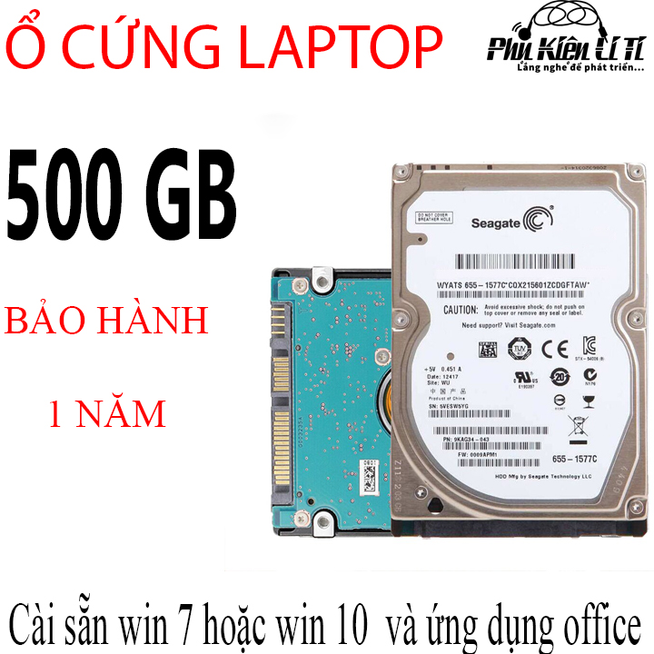 [HCM]Ổ cứng hdd laptop 2.5 inch seagate 500GB bảo hành 1 năm