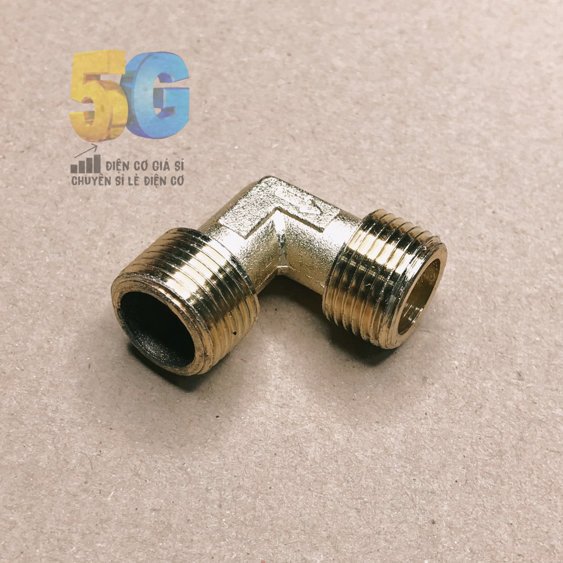 [ SIÊU RẺ ] Co Chữ L Ren Ngoài 16mm Sử Dụng Cho Máy Nén Khí ( Có Dầu ) Hai Đầu Ren 16mm LOẠI TỐT
