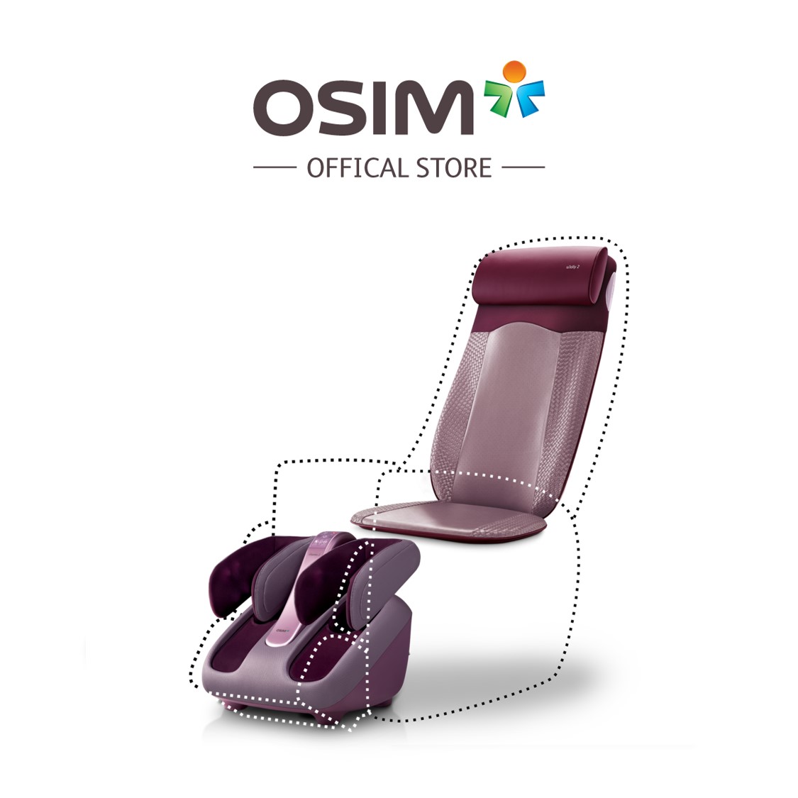 OSIM Bộ massage DIY (uJolly 2 & uSqueez 2)